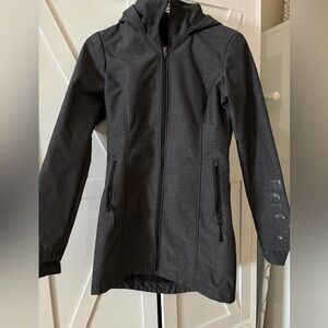 Bench Dark Gray Hooded Zip-Up Jacket